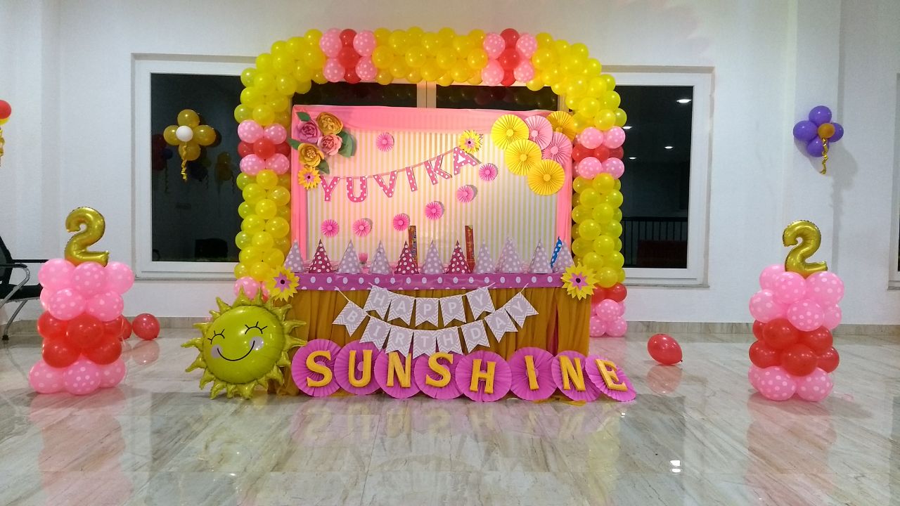 sunshine kids birthday party Bangalore