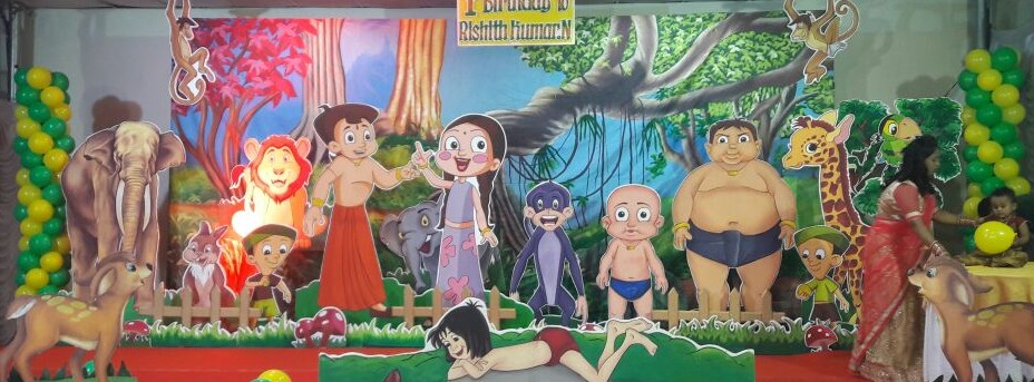 Chota Bheem Theme Birthday Decoration Bangalore Best Birthday