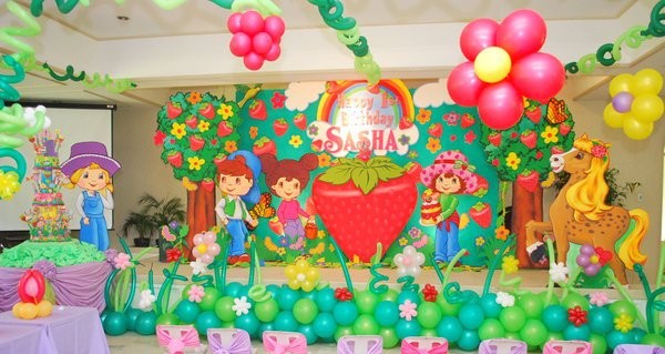 strawberry theme birthday party bangalore