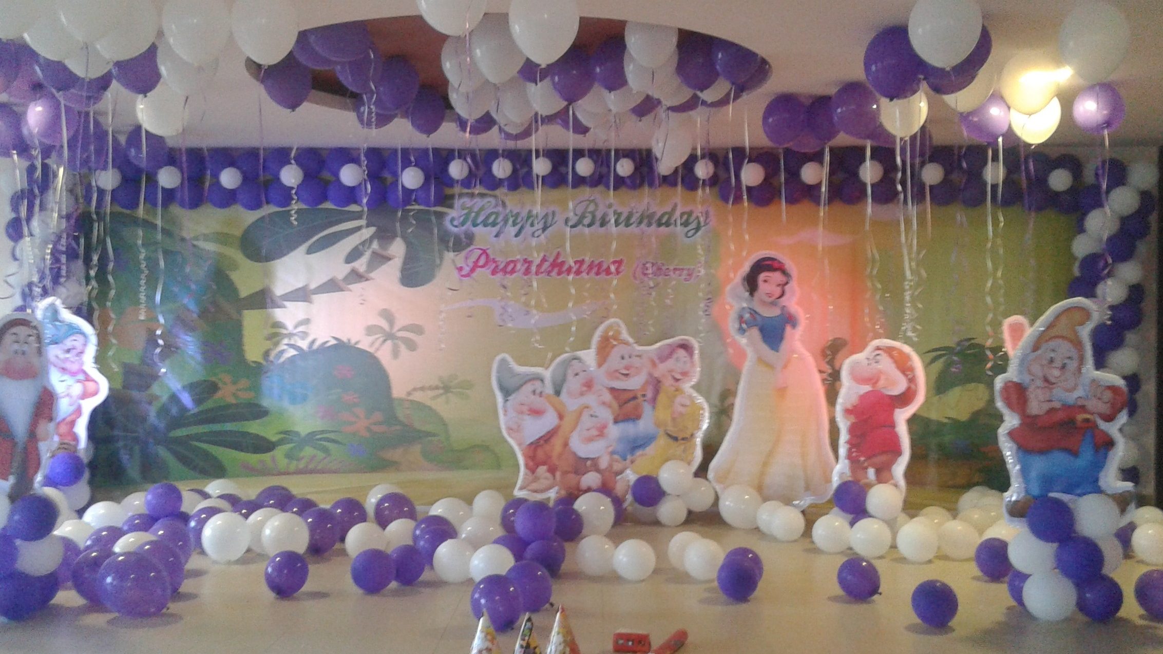 snow white theme decoration bangalore