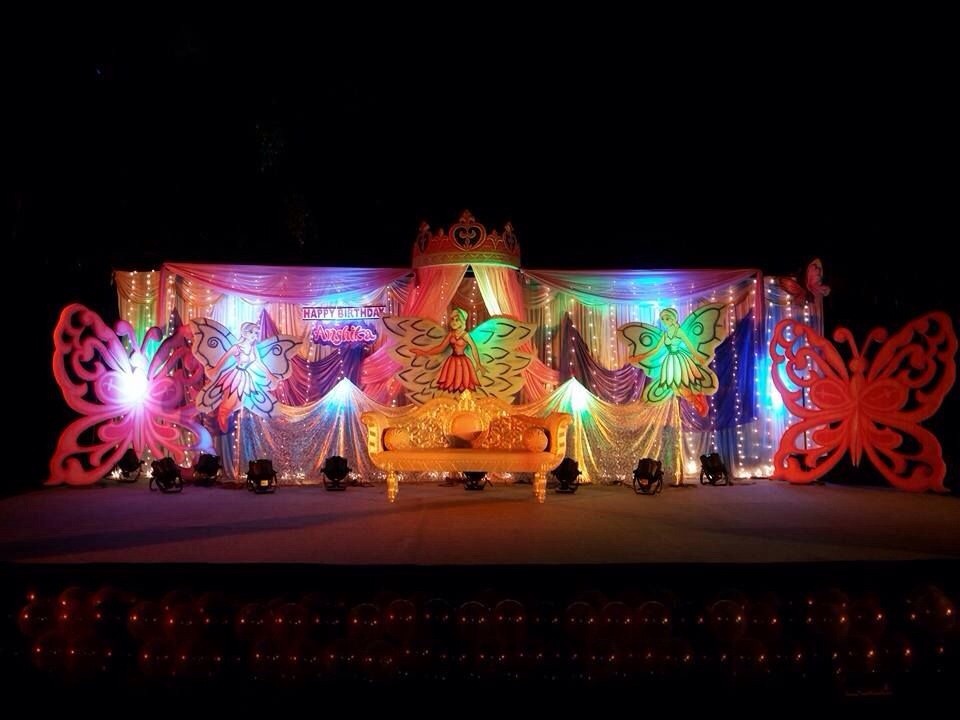 princess theme 3d decoration bangalore