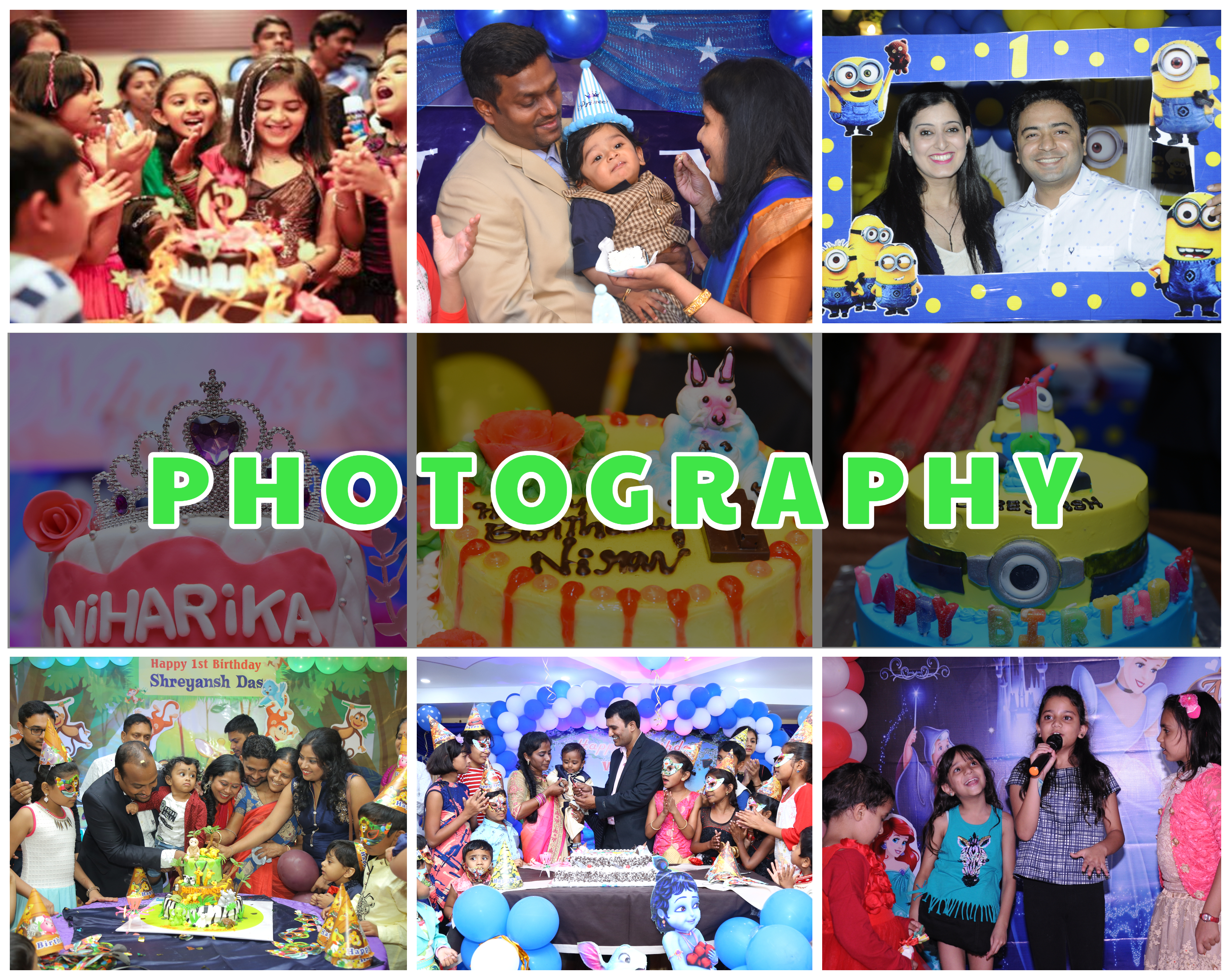 Birthday party photography services Bangalore