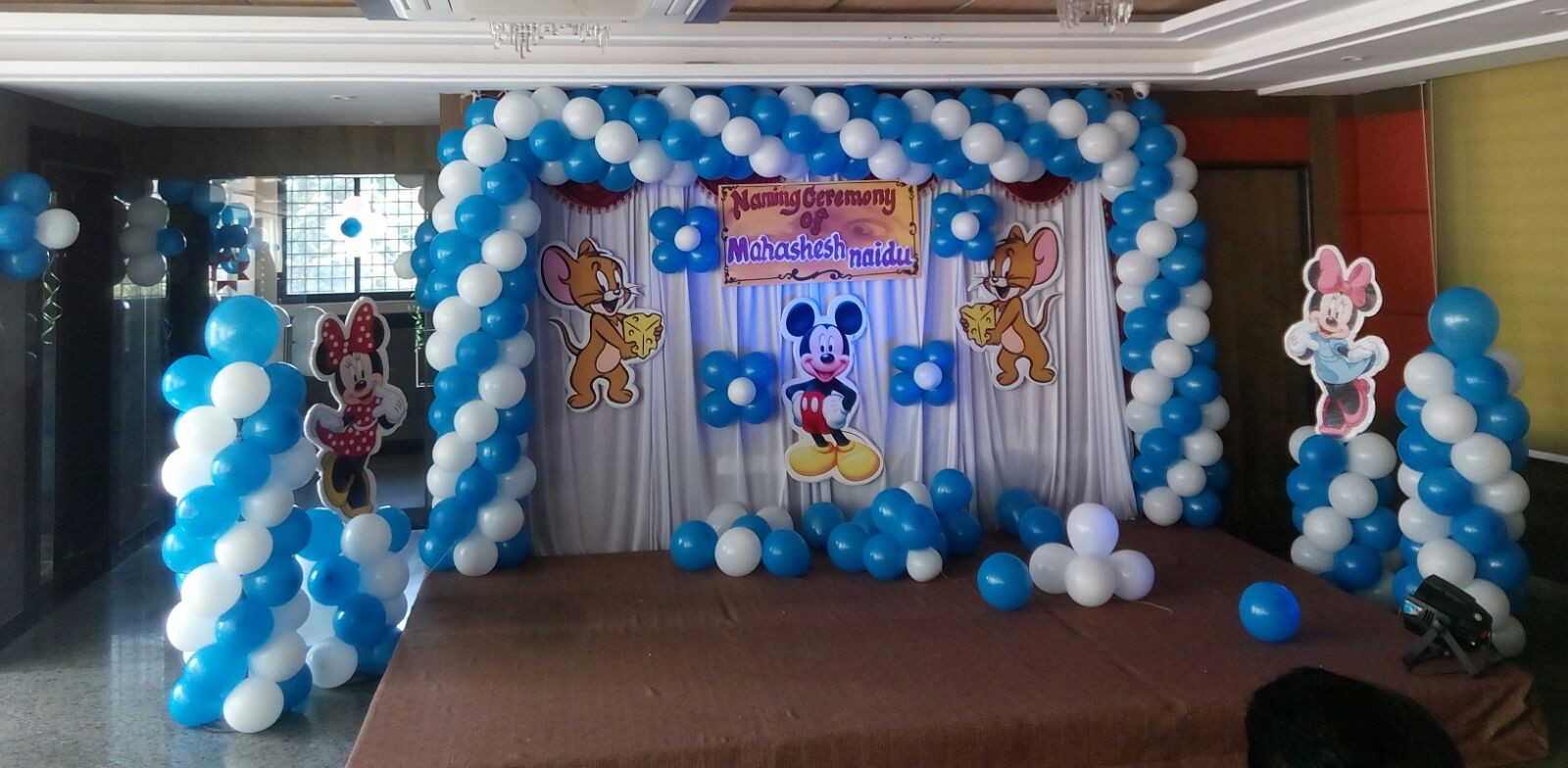 birthday party backdrop balloon decoration bangalore