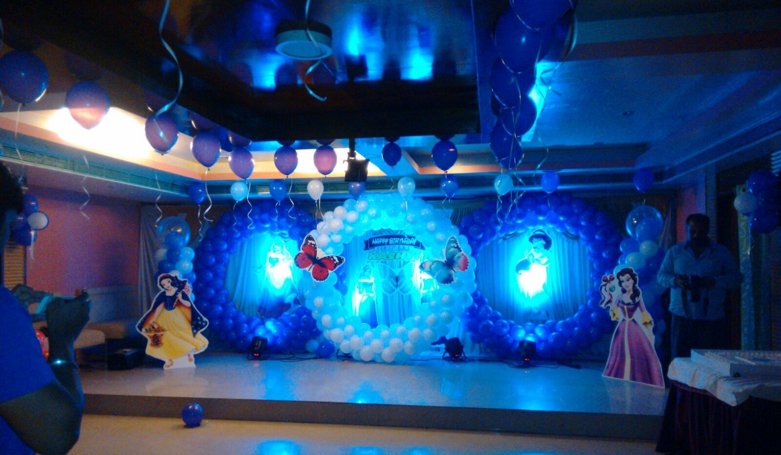 Princess theme customized balloon decorators Bangalore