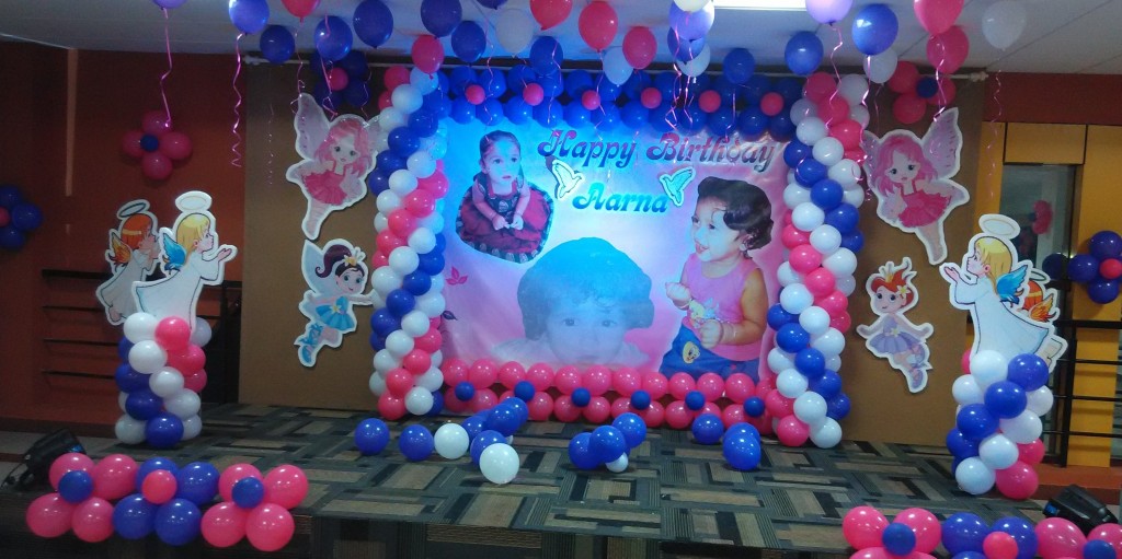 baby angel theme birthday  party decorations  bangalore  