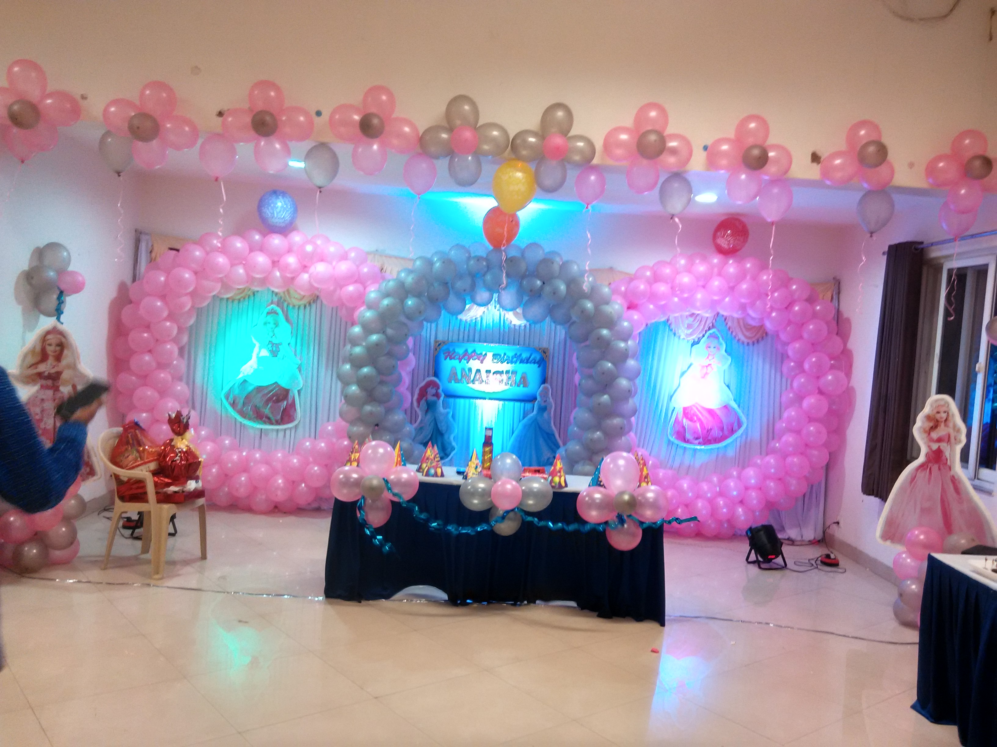 circles theme girls birthday  decoration  bangalore  