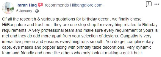 Hiibangalore review