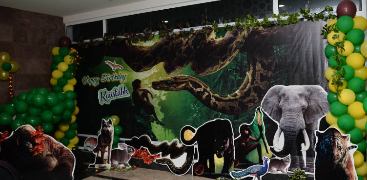 Latest jungle book theme decoration bangalore