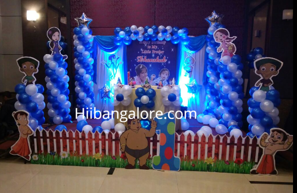 Chota bheem theem decoration