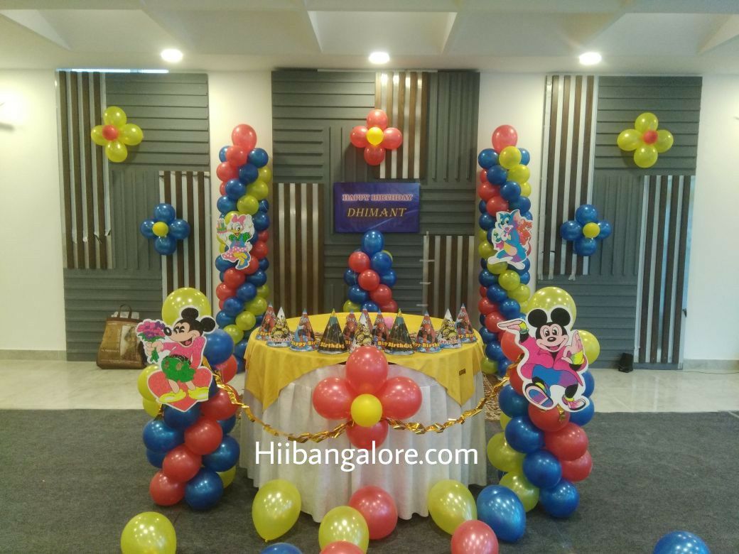 Colorful balloon decorators Bangalore