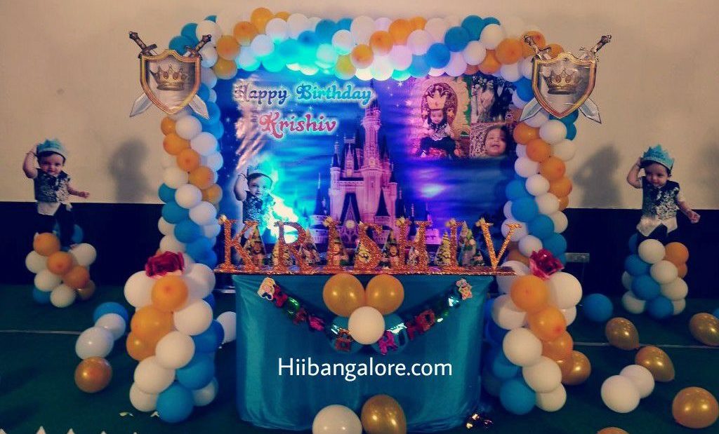 prince theme balloon decoration bangalore