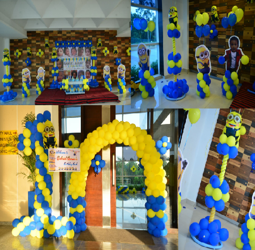 minions balloon decoration