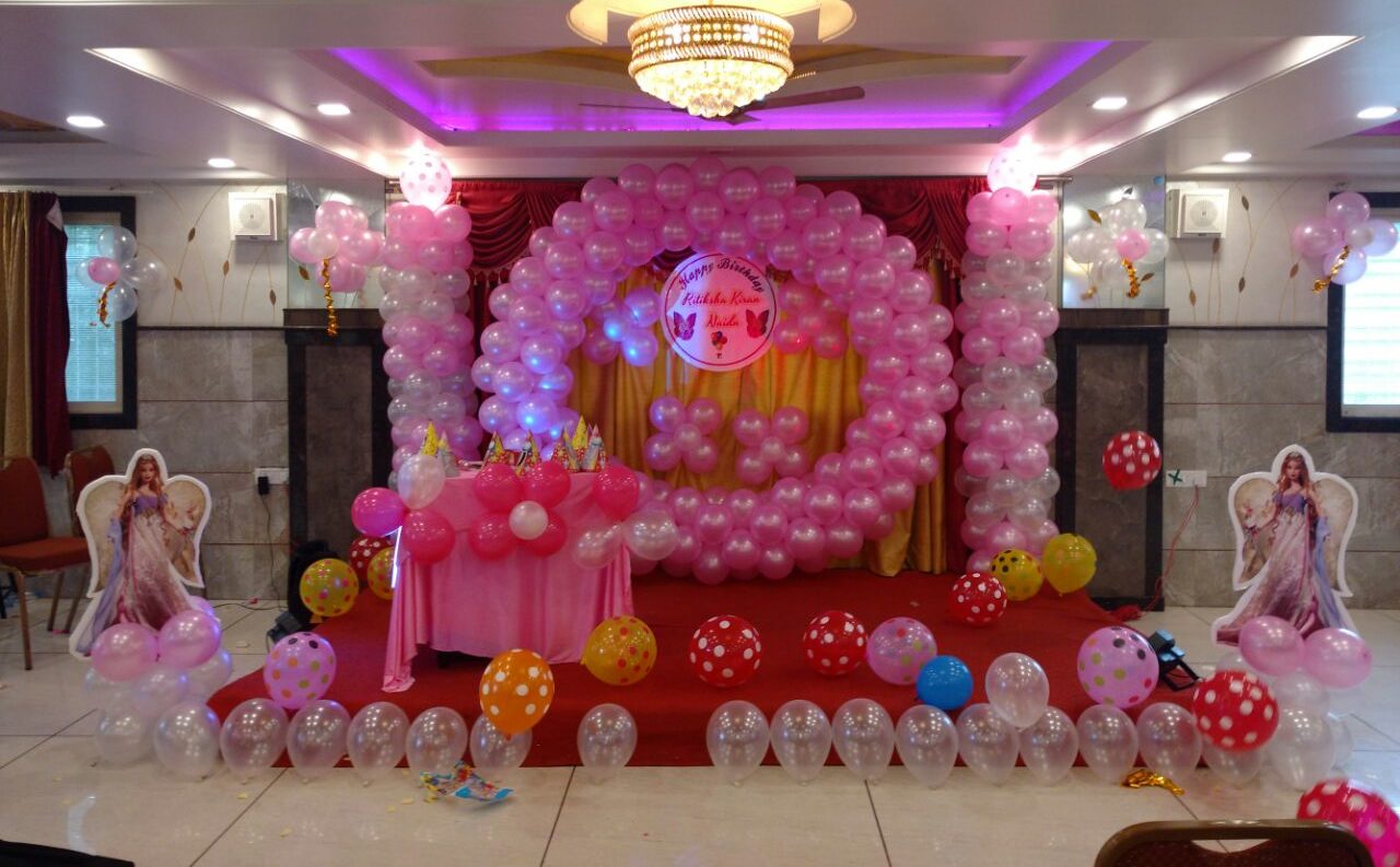 Barbie theme customized balloon decorators Bangalore
