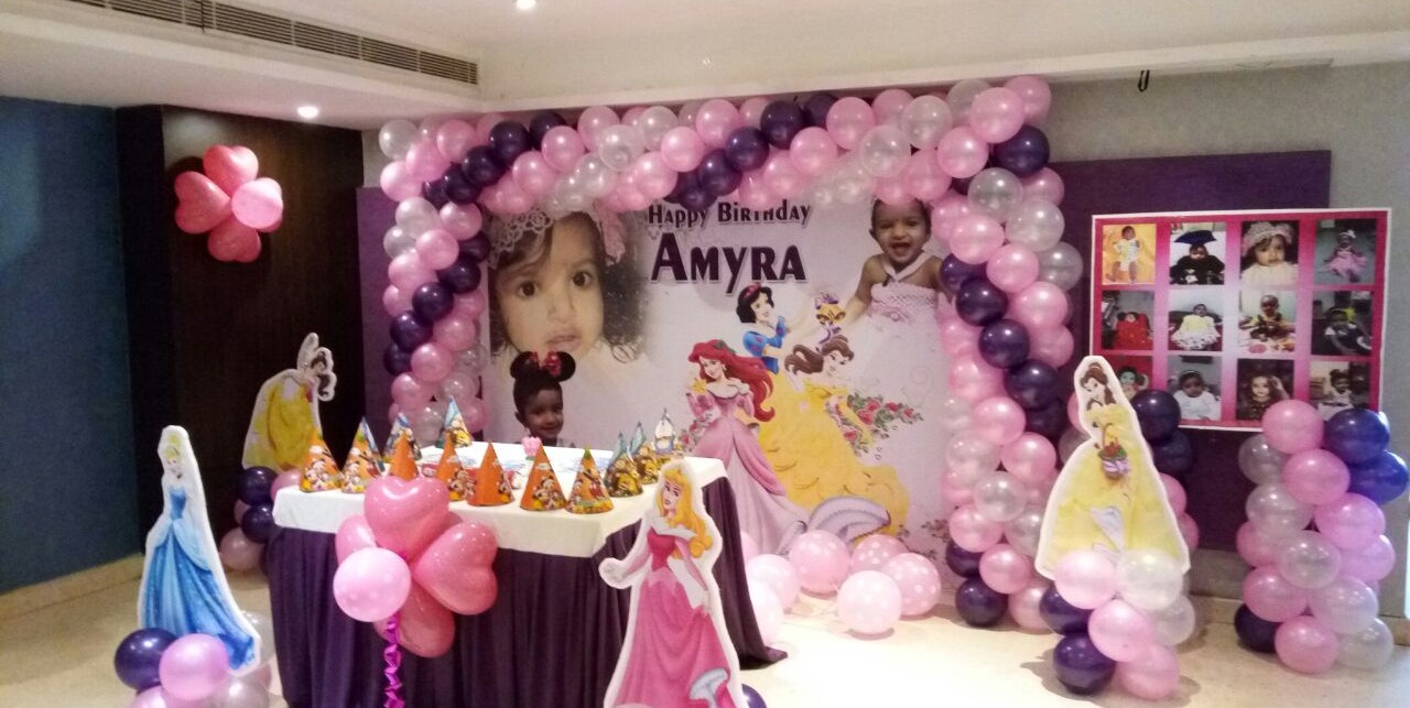 princess theme birthday party decoration