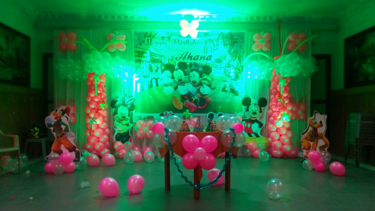 mickey mouse theme balloon decoration