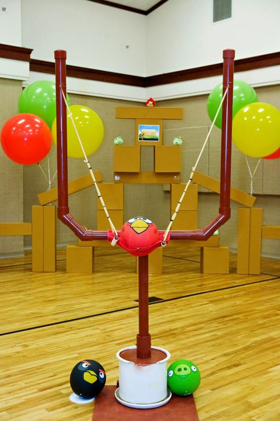 Angry birthday game stall for kids Birthday parties Bangalore
