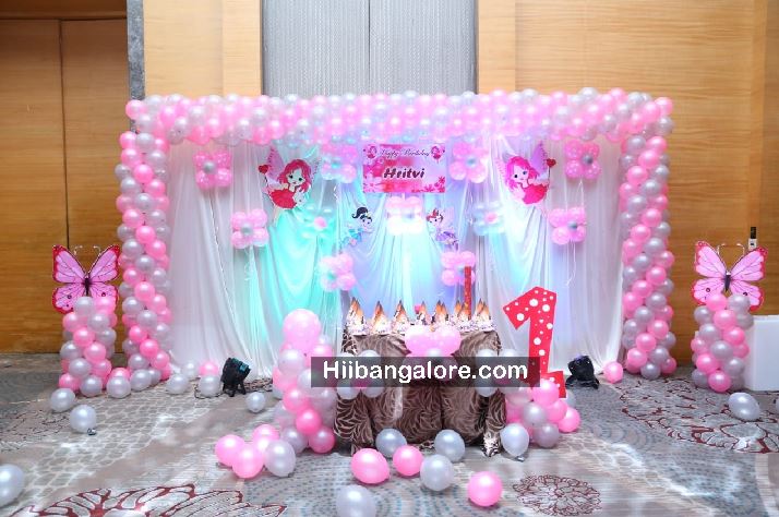 Fairty theme birthday party balloon decorators Bangalore