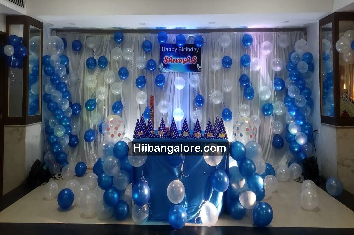 Bubble theme balloon decorators Bangalore