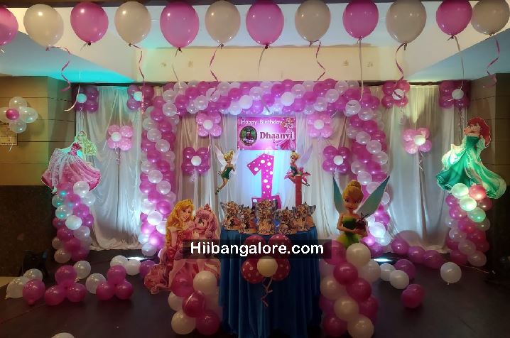 Hybrid fairy theme balloon decorators Bangalore
