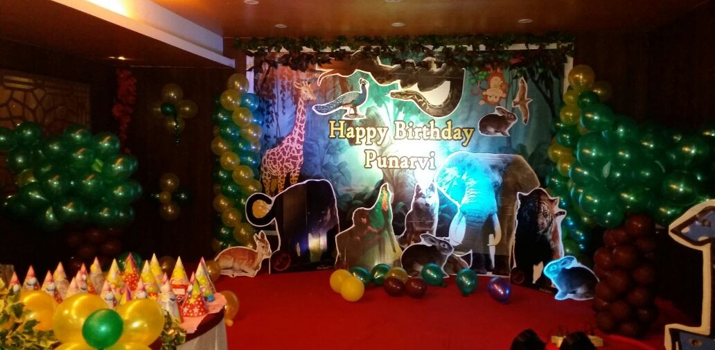 birthday party jungle book theme decoration