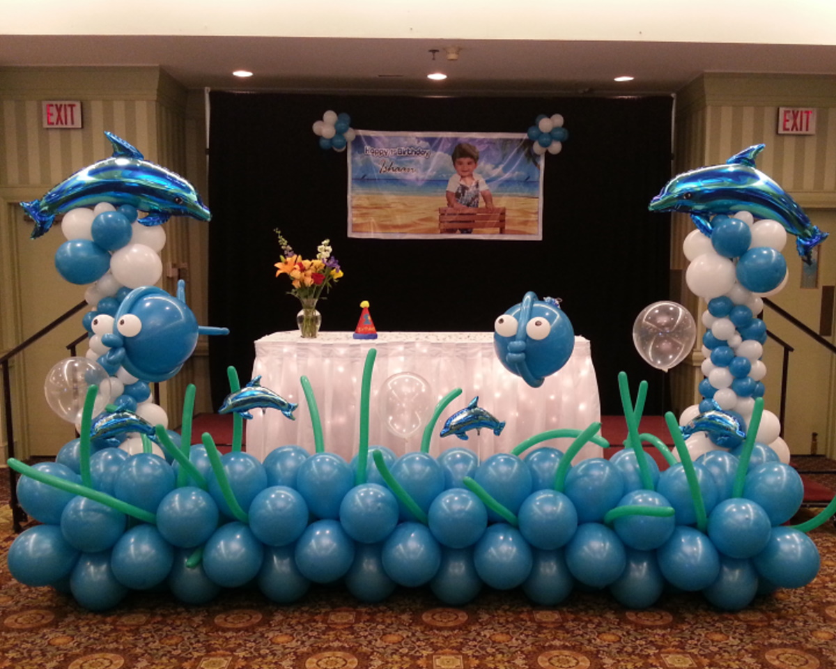 underwater theme birthday decoration