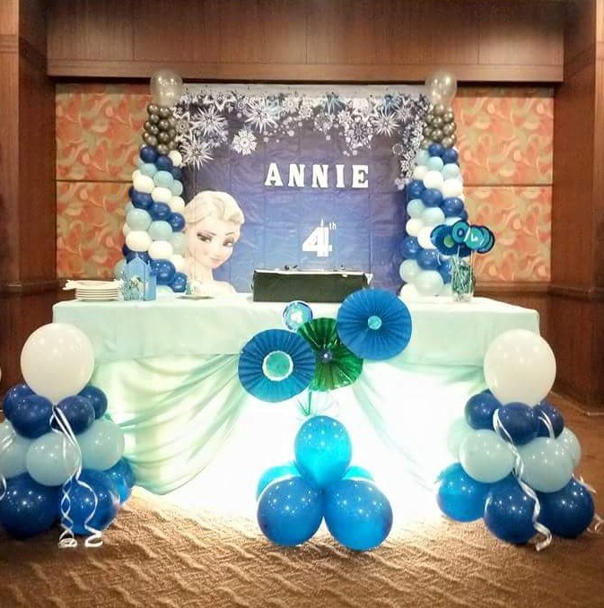 frozen theme decoration