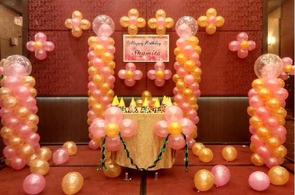 Basic Birthday party Balloon decorators in Bangalore