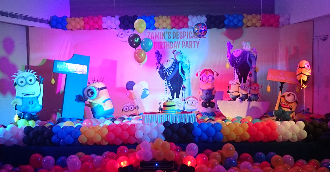 minions themed birthday party bangalore