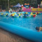 Inflatable swimming pool for kids birthday party