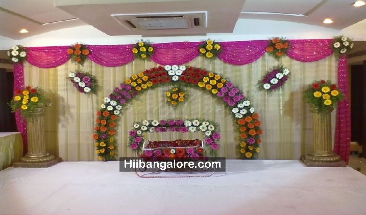 naming ceremony flower decoration banaglore - Catering services ...