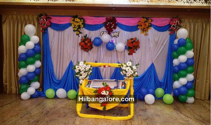 cradle ceremony flower decorators bangalore