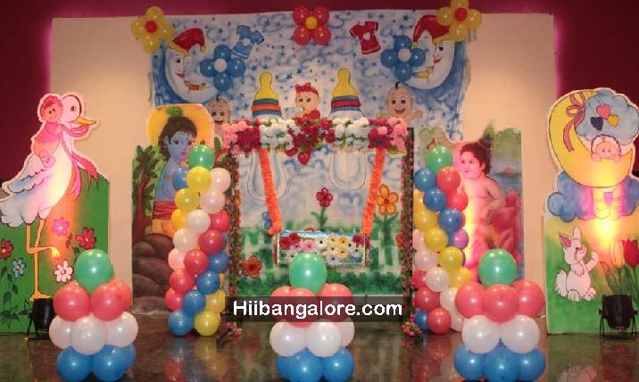 Customized cradle ceremony decorations bangalore