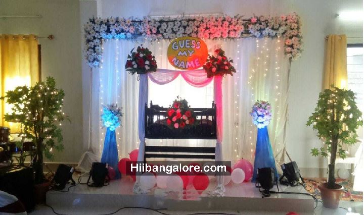 Elegant naming ceremony decoration bangalore