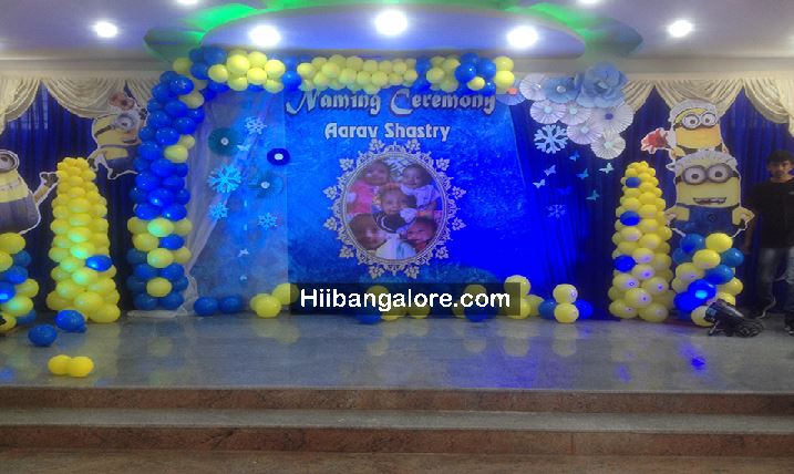 crsft workd naming ceremony decoration Bnagalore