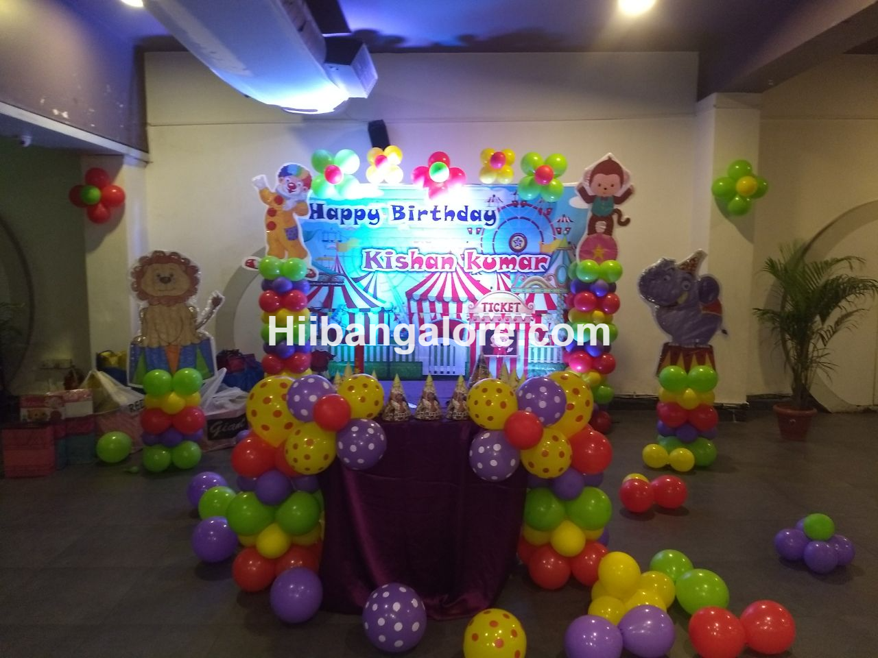 birthday party carnival theme bangalore