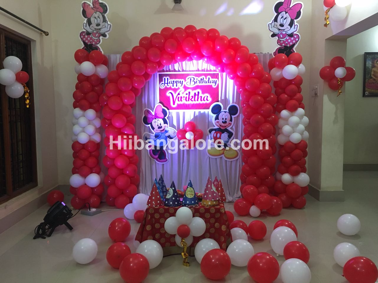 mickey mouse theme decoration bangalore