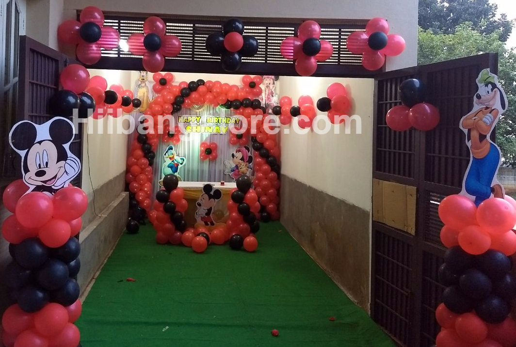 Mickey mouse theme birthday party Bangalore