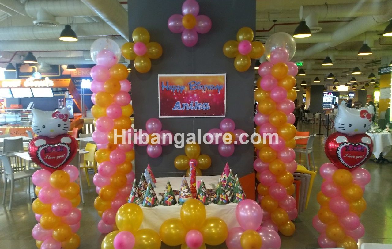 Helloo kitty birthday decoration Bangalore