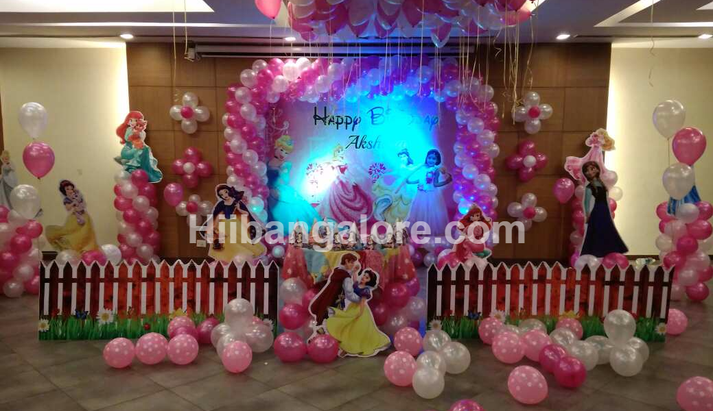 princess theme birthday party decorations bangalore