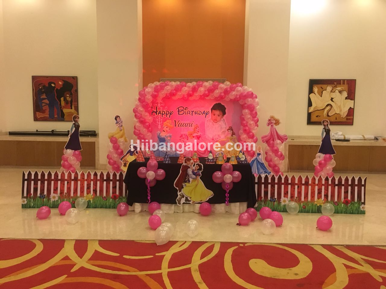 Princess theme Birthday decoration Bangalore