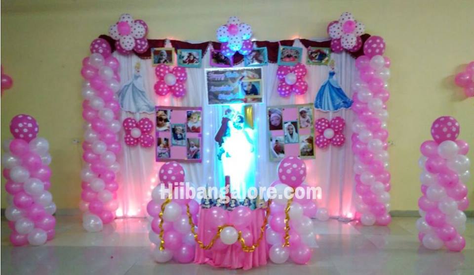 princess theme birthday party decoration bangalore