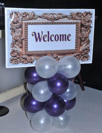 Naming ceremony welcome board Bangalore