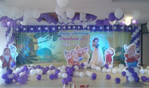 birthday party 2d theme decorations