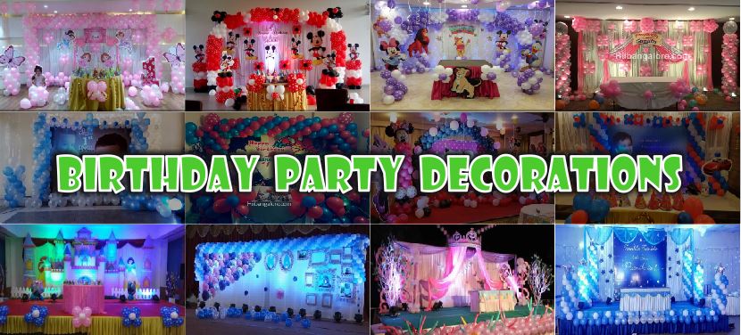 Birthday party decorators in bangalore