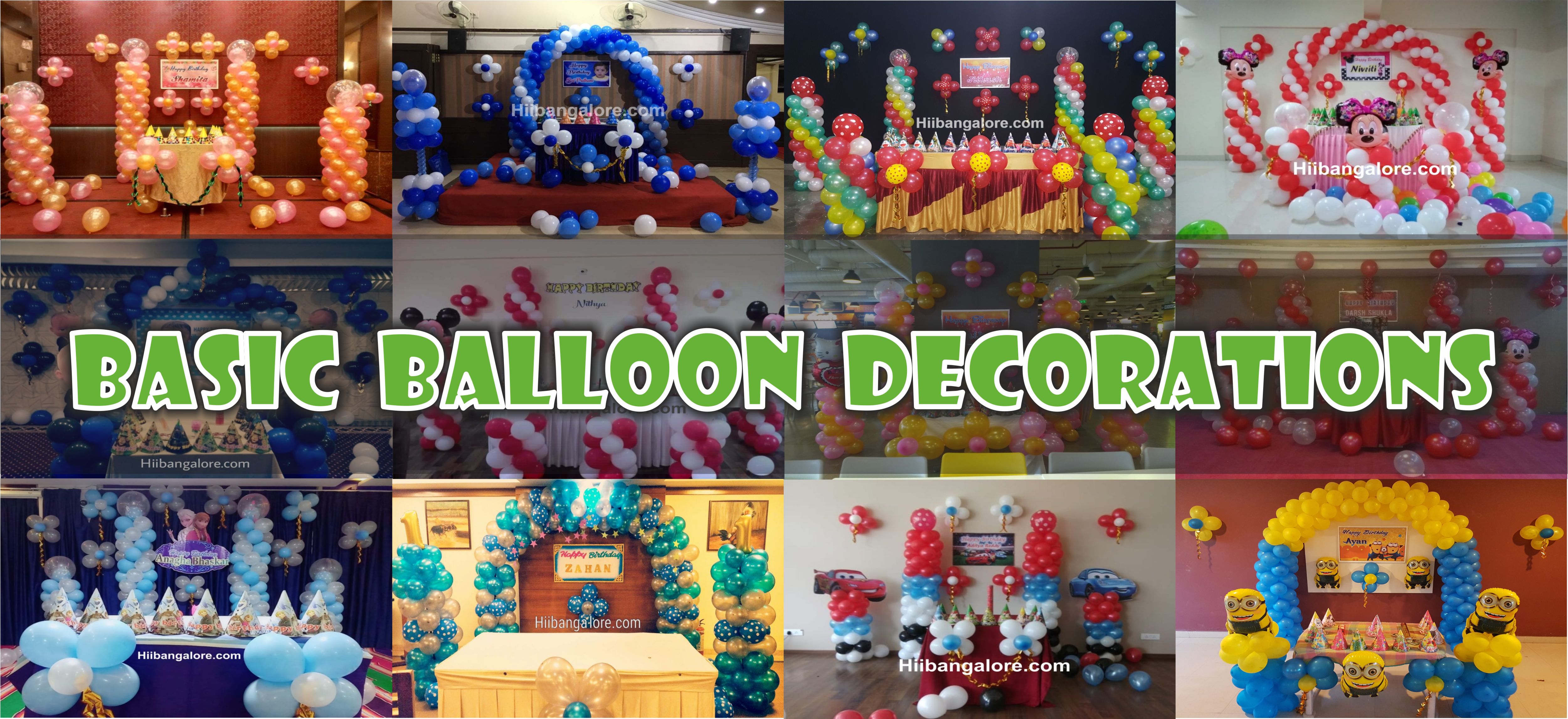 Simple balloon decorations bangalore