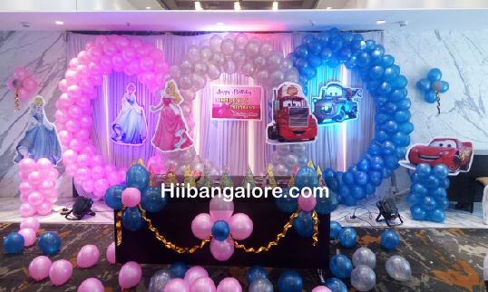twin baby balloon decorations bangalore