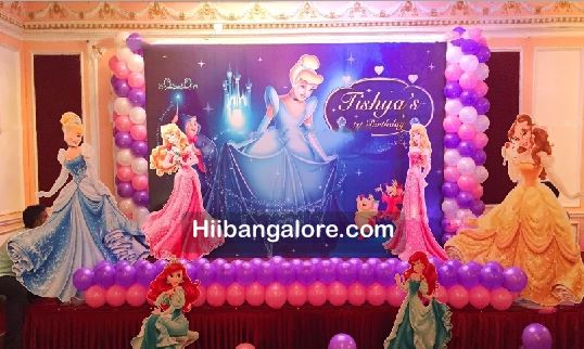 awesome princess theme balloon decorations bangalore