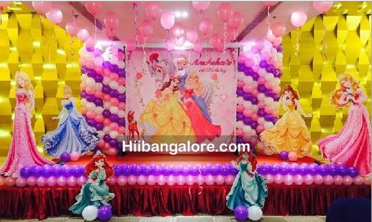 grand princess balloon decorations bangalore