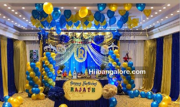 Grand prince theme balloon decorations bangalore