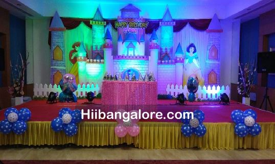 3d princess theme decoration bangalore